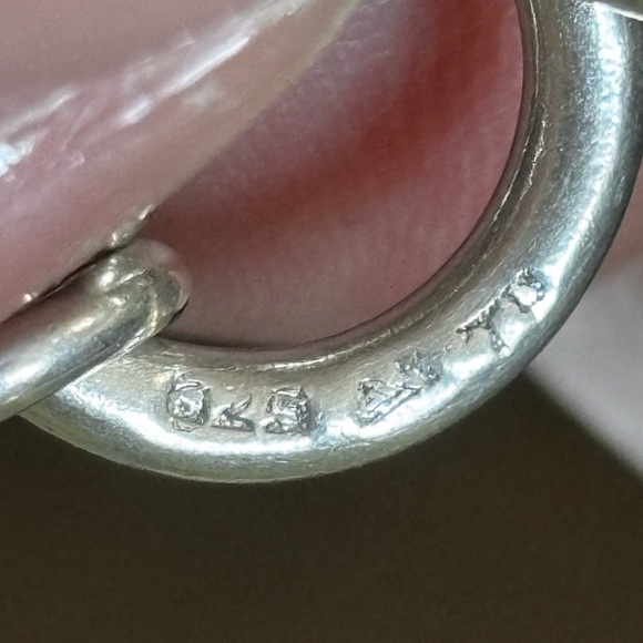 Silpada heart cut out oval chain toggle bracelet sterling silver - Picture 5 of 6